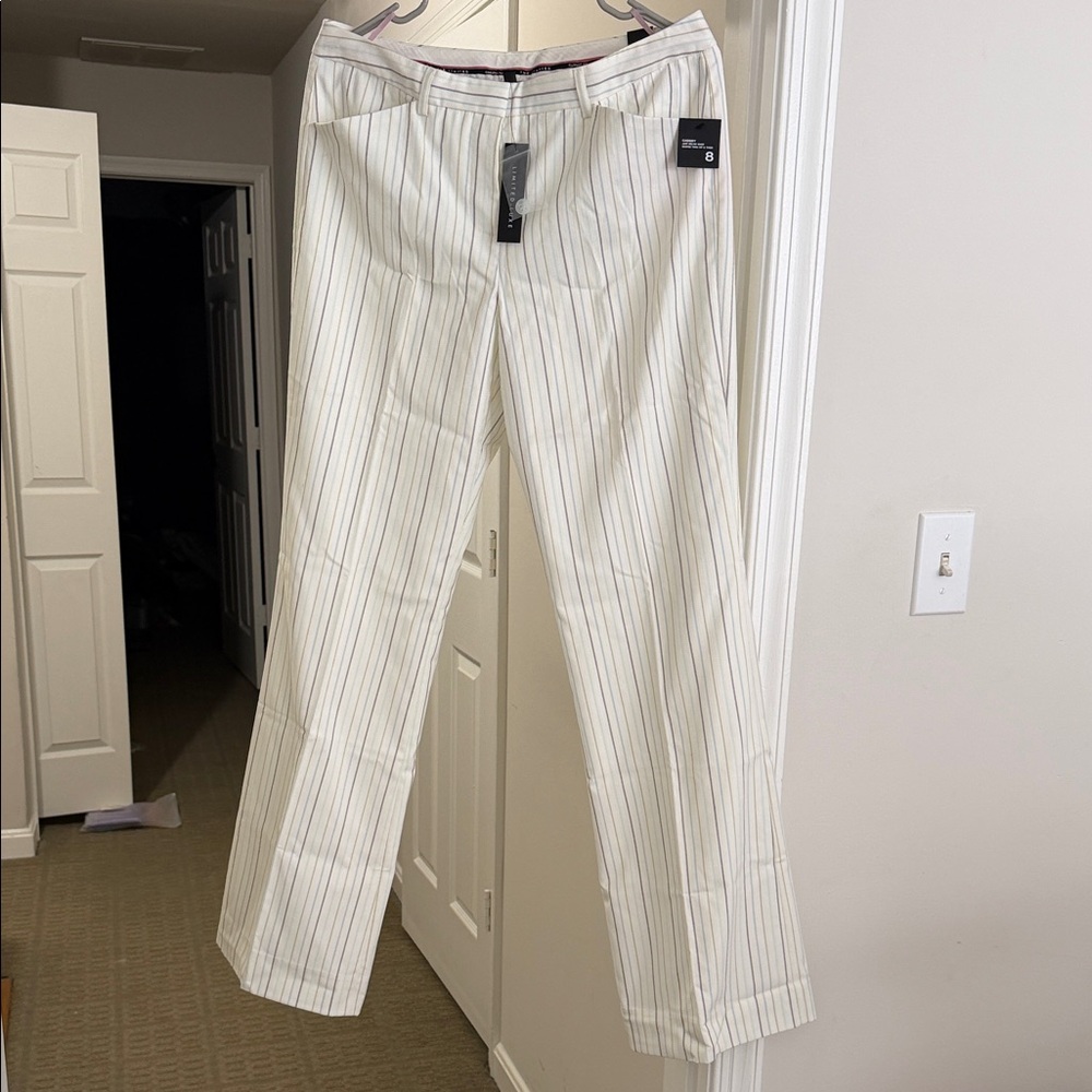 Elegant Women’s Pinstriped Dress Pants